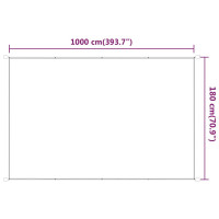 Produktbild för Markis vertikal ljusgrön 180x1000 cm oxfordtyg