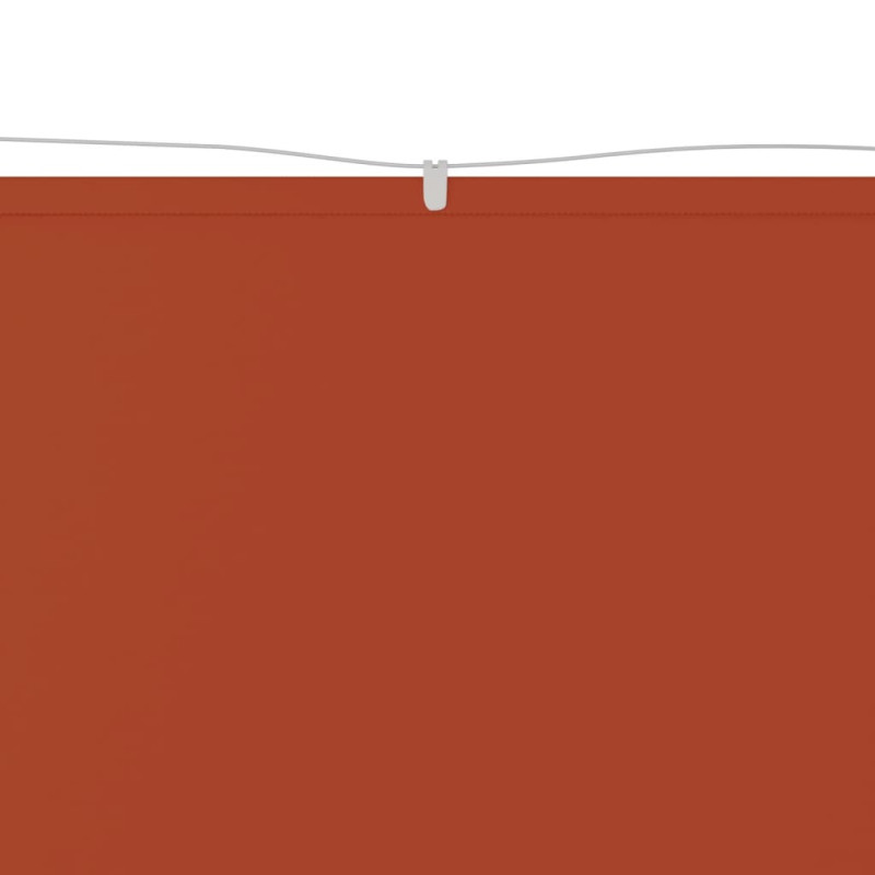 Produktbild för Markis vertikal terrakotta 140x420 cm oxfordtyg