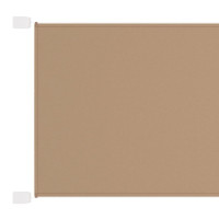 Produktbild för Markis vertikal taupe 60x270 cm oxfordtyg