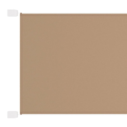 vidaXL Markis vertikal taupe 60x270 cm oxfordtyg