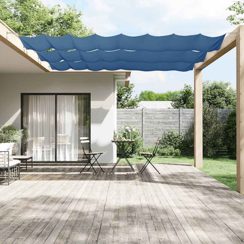 vidaXL Markis vertikal blå 140x600 cm oxfordtyg