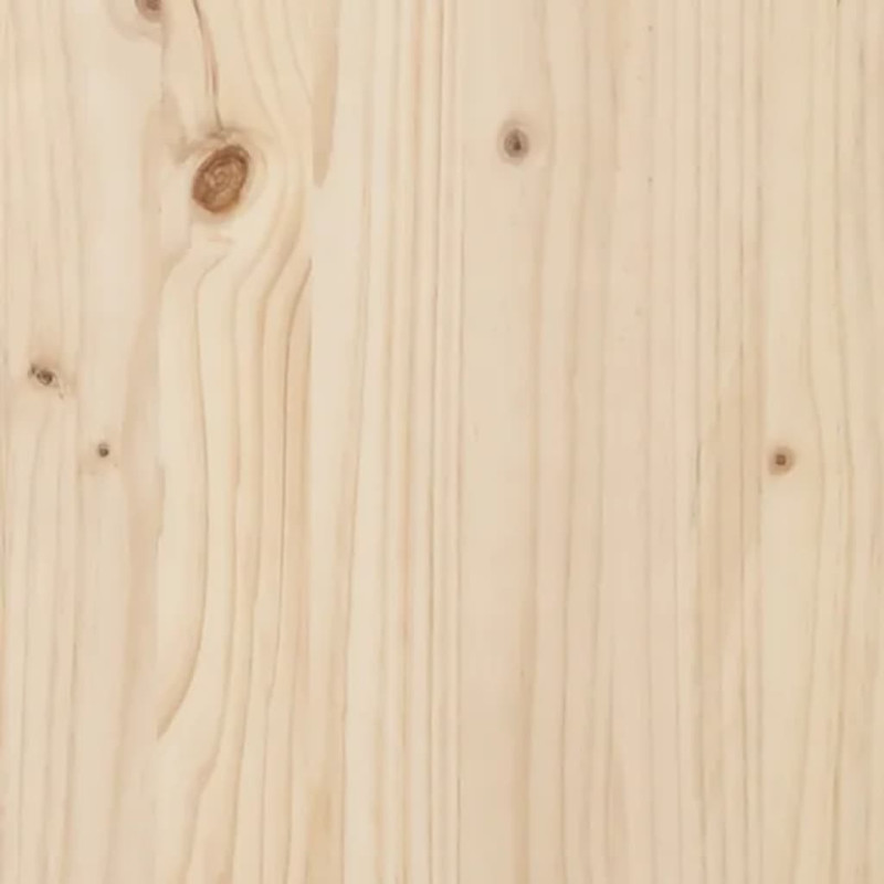Produktbild för Sängram massivt trä 75x190 cm