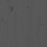 Produktbild för Sängram grå massivt trä 140x200 cm