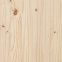 Produktbild för Sängram massivt trä 150x200 cm