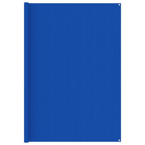 vidaXL Tältmatta 250x250 cm blå HDPE