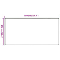 Produktbild för Tältmatta 250x600 cm blå HDPE