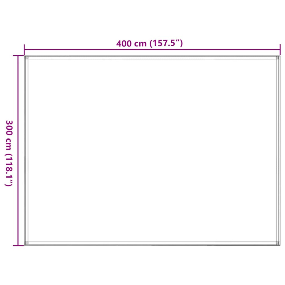 Produktbild för Tältmatta 300x400 cm blå HDPE