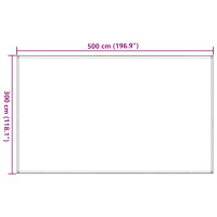 Produktbild för Tältmatta 300x500 cm blå HDPE