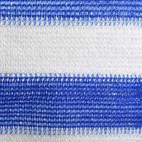 Produktbild för Balkongskärm blå och vit 75x500 cm HDPE