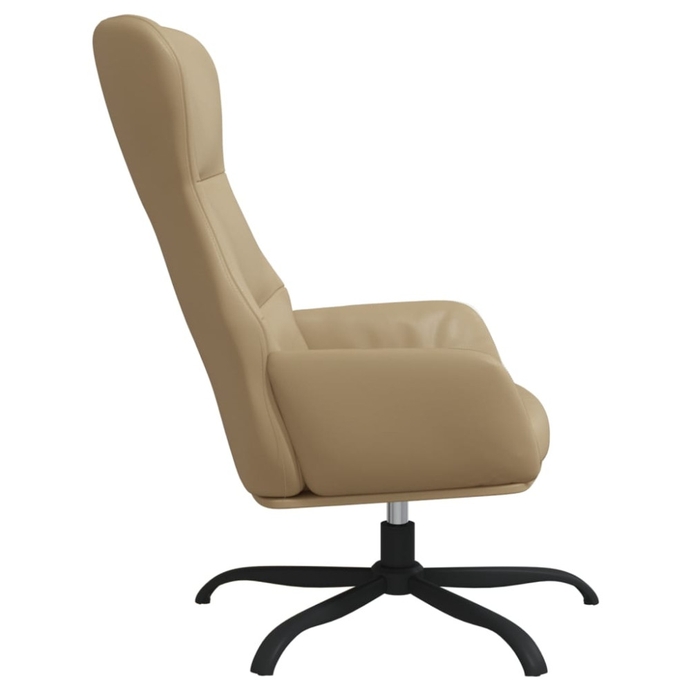 Produktbild för Reclinerfåtölj cappuccino konstläder