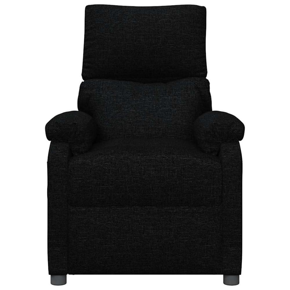 Produktbild för Massagefåtölj svart tyg