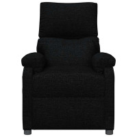 Produktbild för Massagefåtölj svart tyg