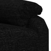Produktbild för Massagefåtölj svart tyg