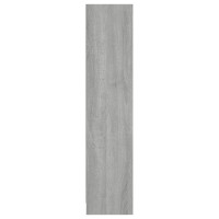 Produktbild för Bokhylla grå sonoma 60x24x109 cm konstruerat trä