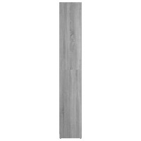 Miniatyr av produktbild för Badrumsskåp grå sonoma 30x30x183,5 cm konstruerat trä