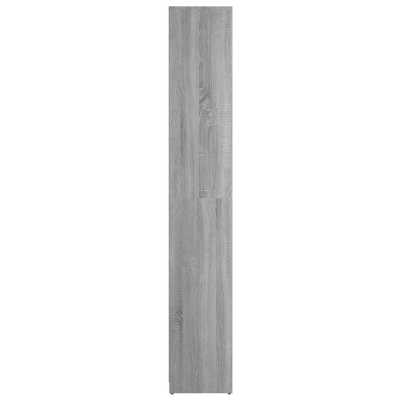 Produktbild för Badrumsskåp grå sonoma 30x30x183,5 cm konstruerat trä