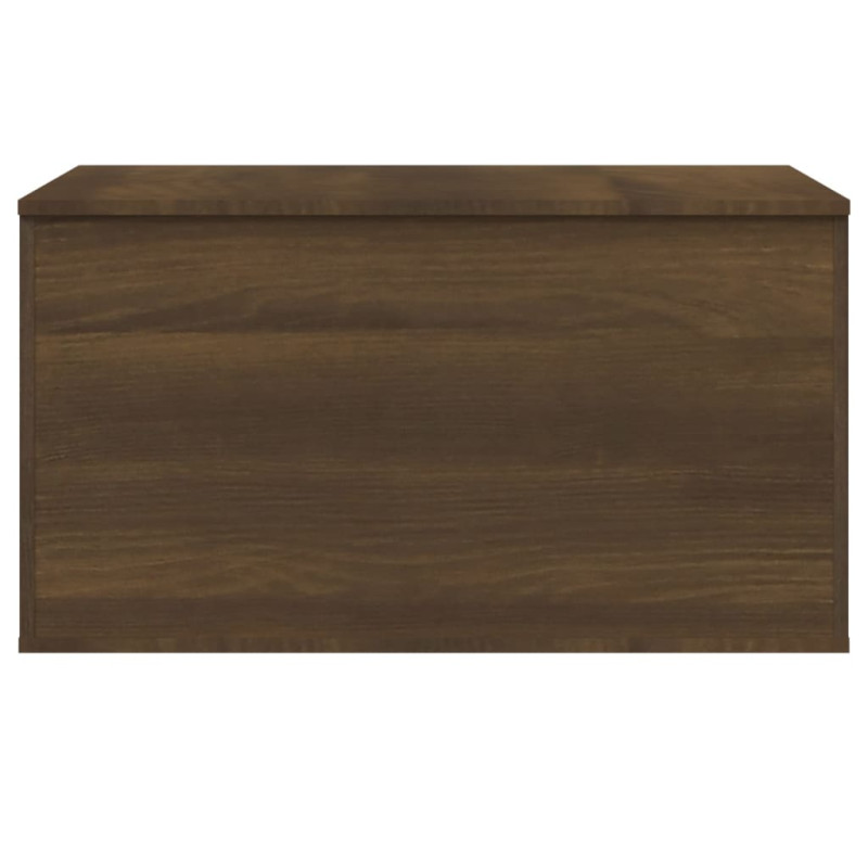 Produktbild för Förvaringskista brun ek 84x42x46 cm konstruerat trä