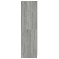 Produktbild för Apoteksskåp grå sonoma 30x42,5x150 cm konstruerat trä