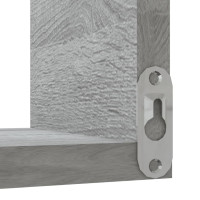 Produktbild för Vägghörnhylla grå sonoma 40x40x50 cm konstruerat trä