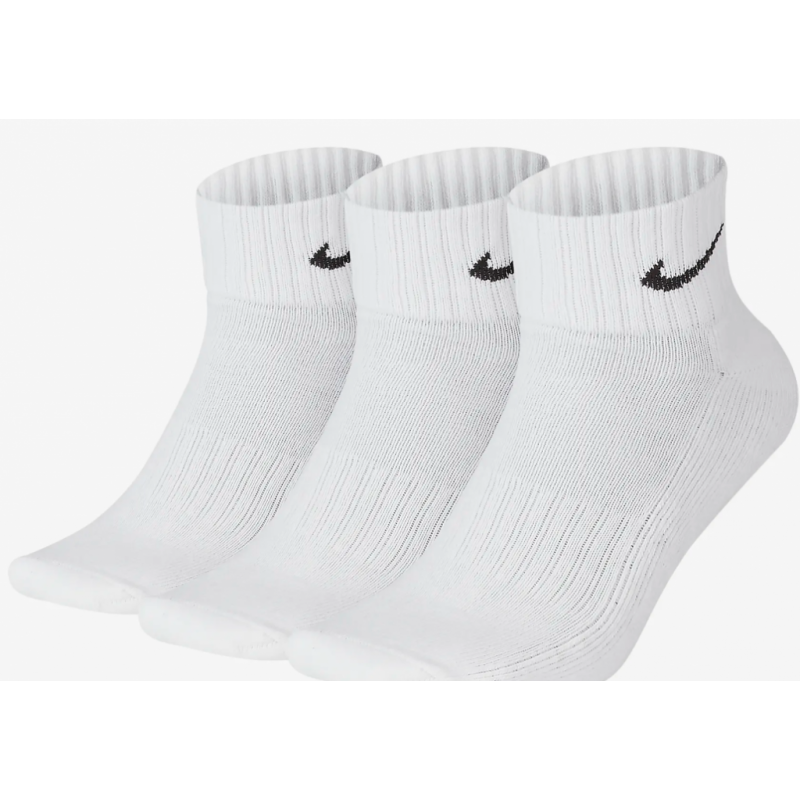 Produktbild för NIKE Cushioned Ankle 3-pack White
