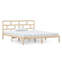 Produktbild för Sängram massiv furu 120x190 cm