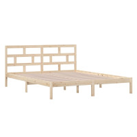 Produktbild för Sängram massiv furu 120x190 cm