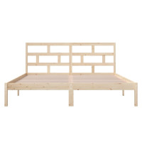 Produktbild för Sängram massiv furu 120x190 cm