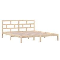 Produktbild för Sängram massiv furu 135x190 cm