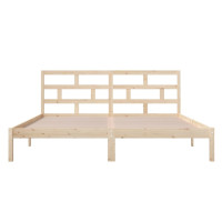 Produktbild för Sängram massiv furu 135x190 cm