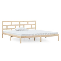 Produktbild för Sängram massiv furu 140x190 cm