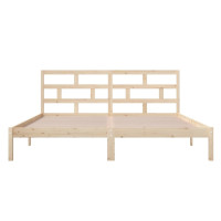 Produktbild för Sängram massiv furu 140x190 cm