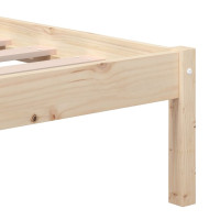 Produktbild för Sängram massiv furu 140x190 cm