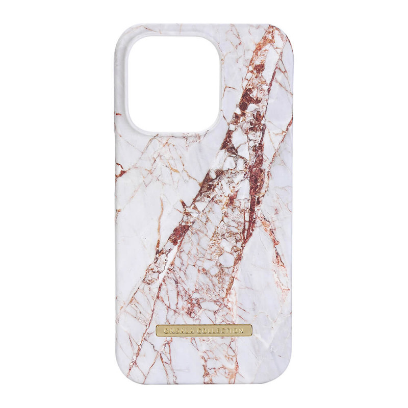 Produktbild för COLLECTION Backcover iPhone 14 Pro 6,1" White Rhino Marble