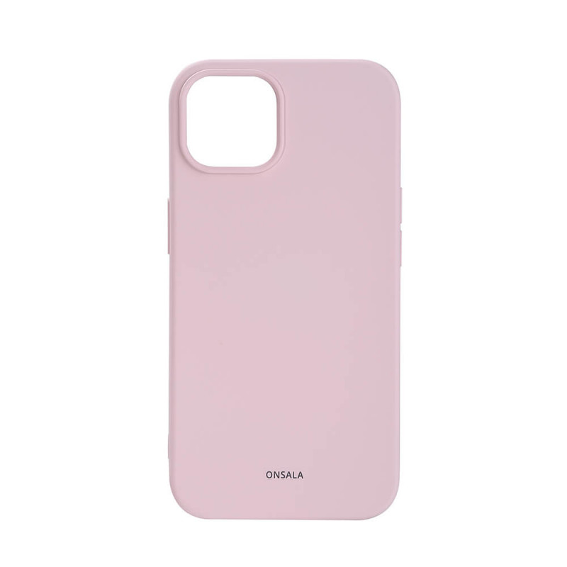 Produktbild för Backcover Silicone iPhone 13 / 14 6,1" Chalk Pink