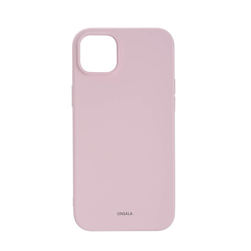 ONSALA Backcover Silicone iPhone 14 Plus 6,7" Chalk Pink