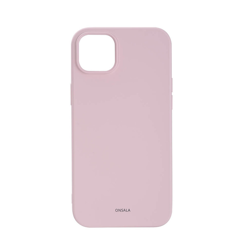 Produktbild för Backcover Silicone iPhone 14 Plus 6,7" Chalk Pink