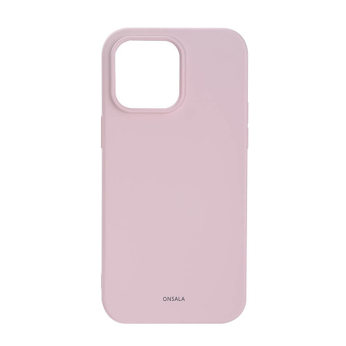 ONSALA Backcover Silicone iPhone 14 Pro Max 6,7" Chalk Pink