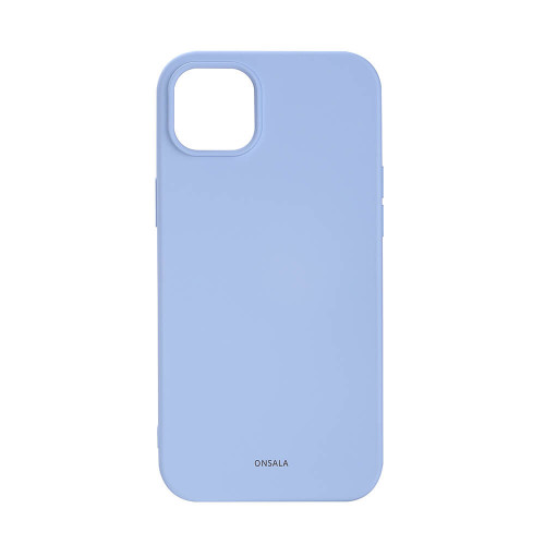 ONSALA Backcover Silicone iPhone 14 Plus 6,7" Light Blue