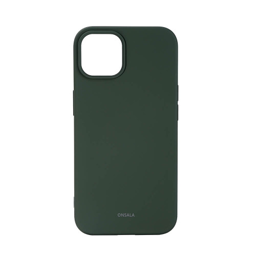 ONSALA Backcover Silicone iPhone 13 / 14 6,1" Olive Green