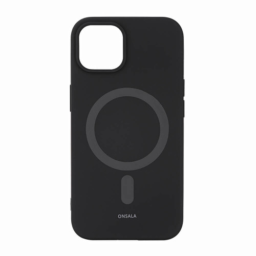 ONSALA Backcover Silicone MagSeries iPhone 13 / 14 6,1" Black