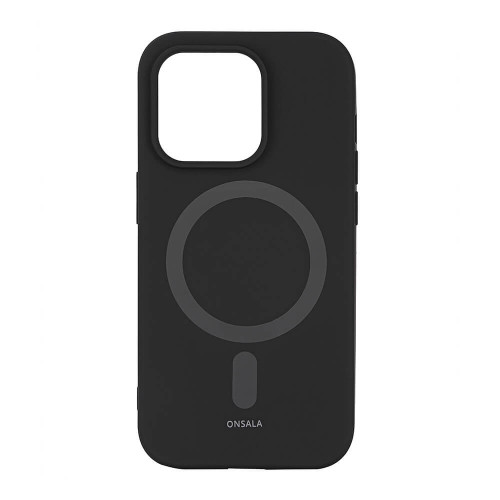 ONSALA Backcover Silicone MagSeries iPhone 14 Pro 6,1" Black