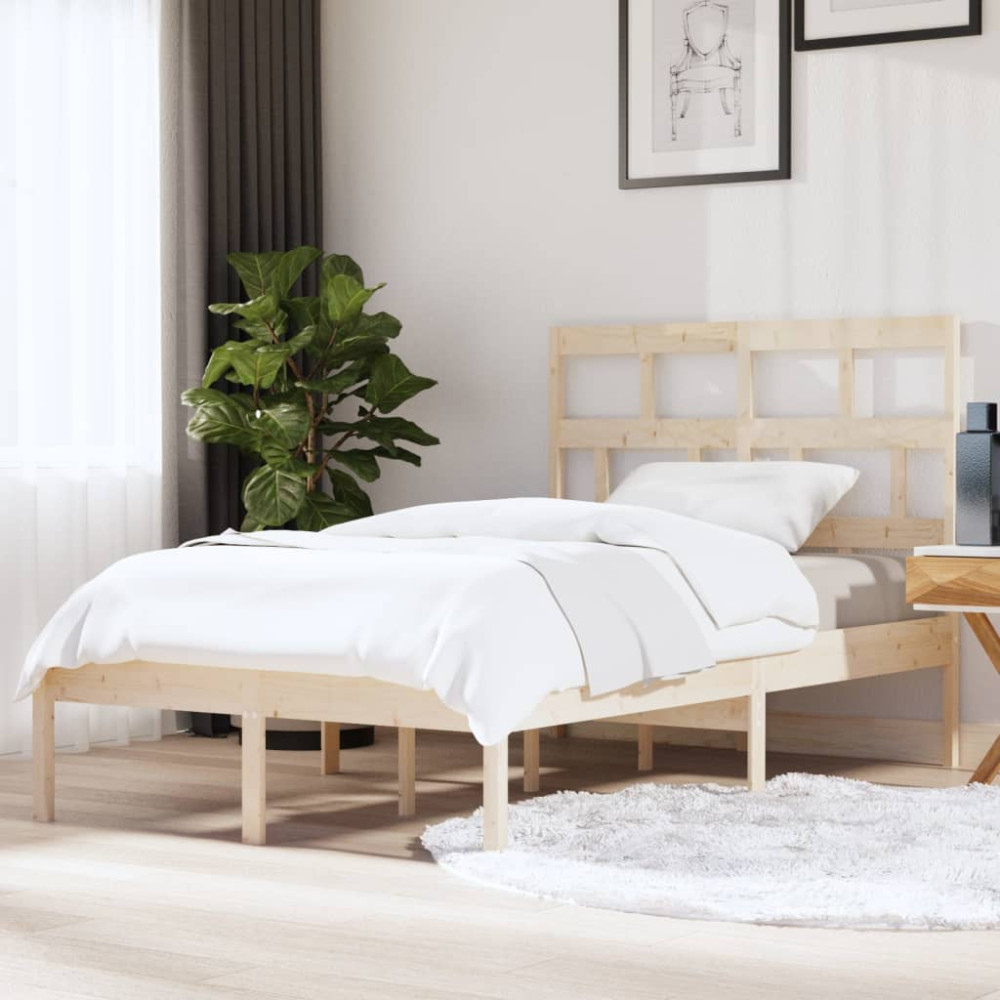 Produktbild för Sängram massiv furu 120x200 cm