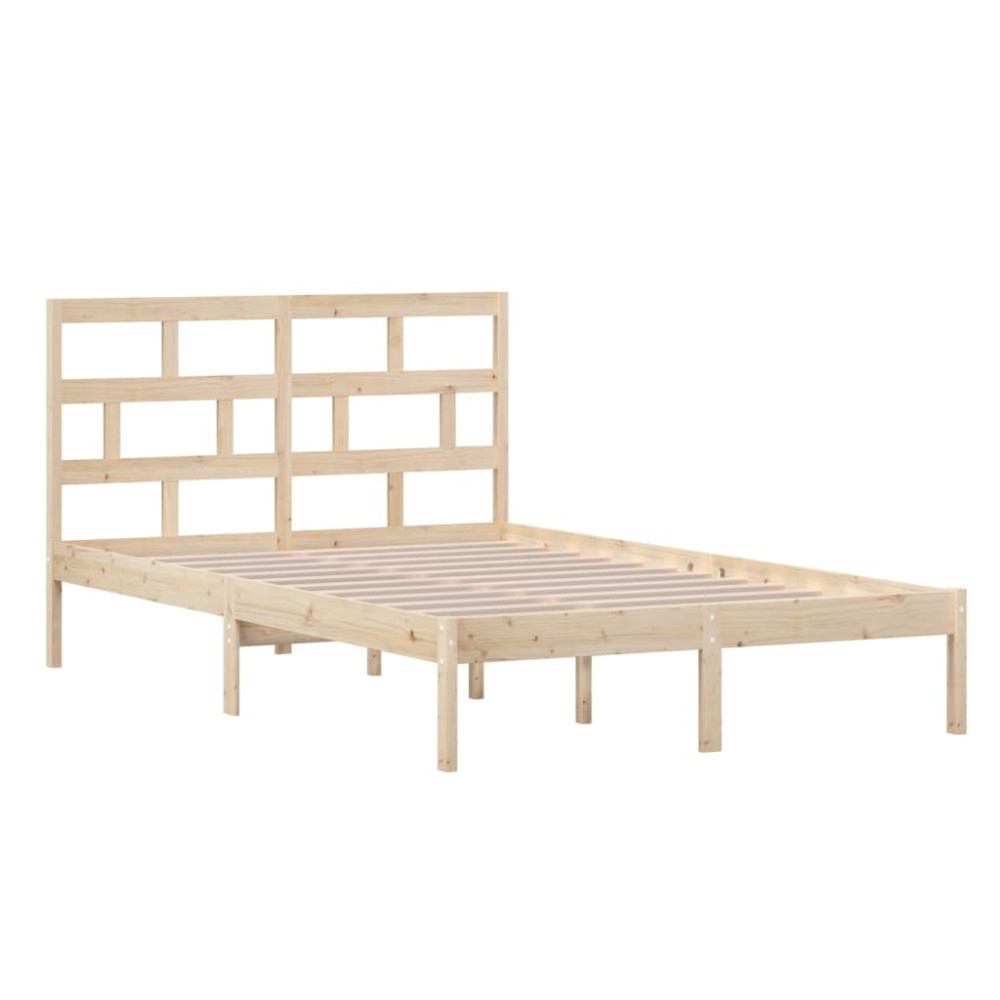 Produktbild för Sängram massiv furu 120x200 cm