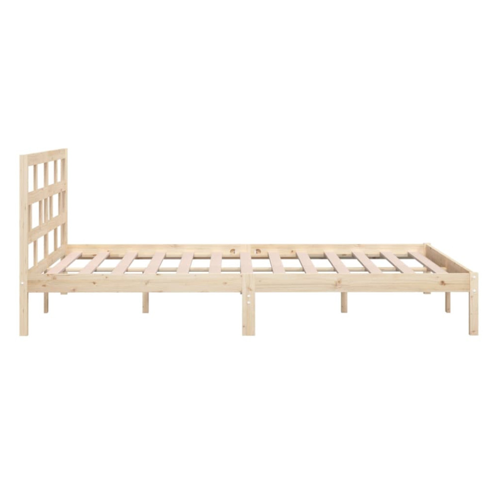 Produktbild för Sängram massiv furu 120x200 cm