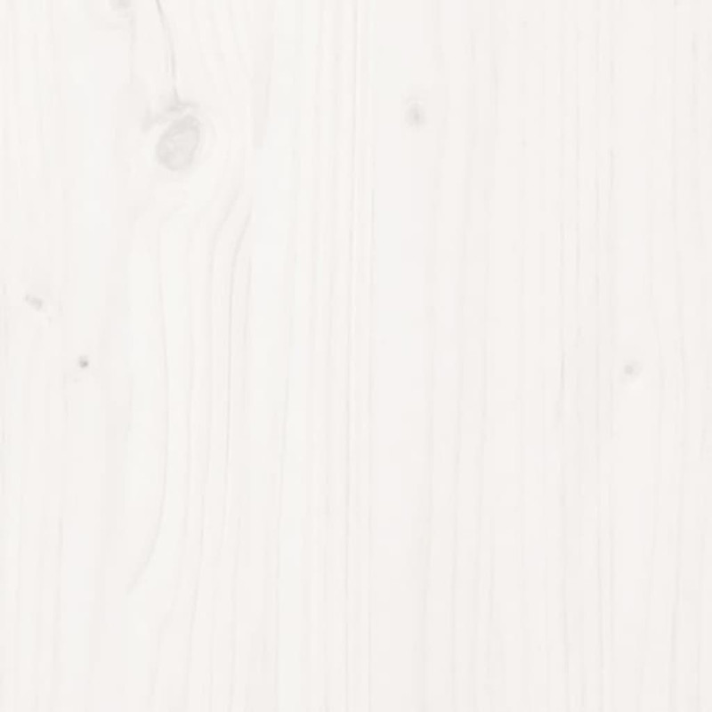 Produktbild för Sängram vit massiv furu 140x200 cm