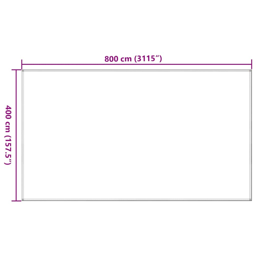 Produktbild för Tältmatta 400x800 cm brun HDPE
