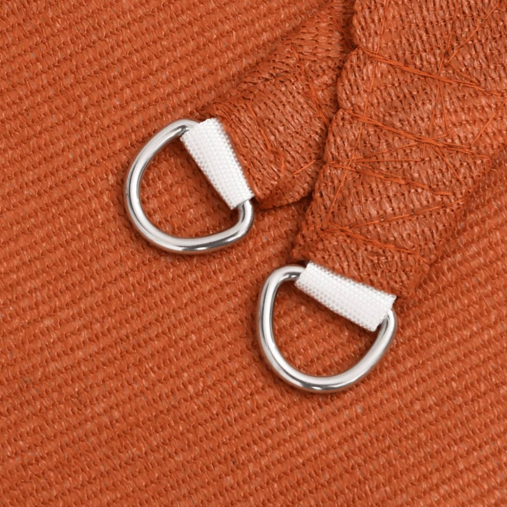 Produktbild för Solsegel 160 g/m² orange 4x6 m HDPE
