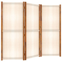 Miniatyr av produktbild för Rumsavdelare 3 paneler gräddvit 210x180 cm