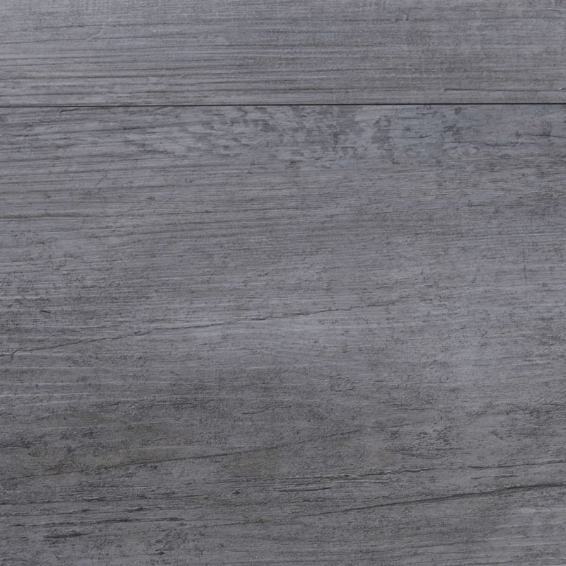Produktbild för Självhäftande PVC-golvbrädor 2,51 m² 2 mm mattgrå trä