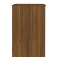 Produktbild för Byrå brun ek 40x50x76 cm konstruerat trä